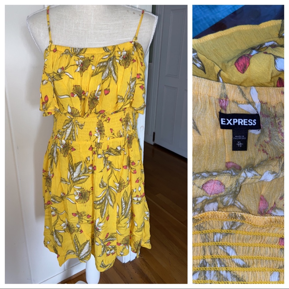 | Express | Yellow Dress | Size XL |